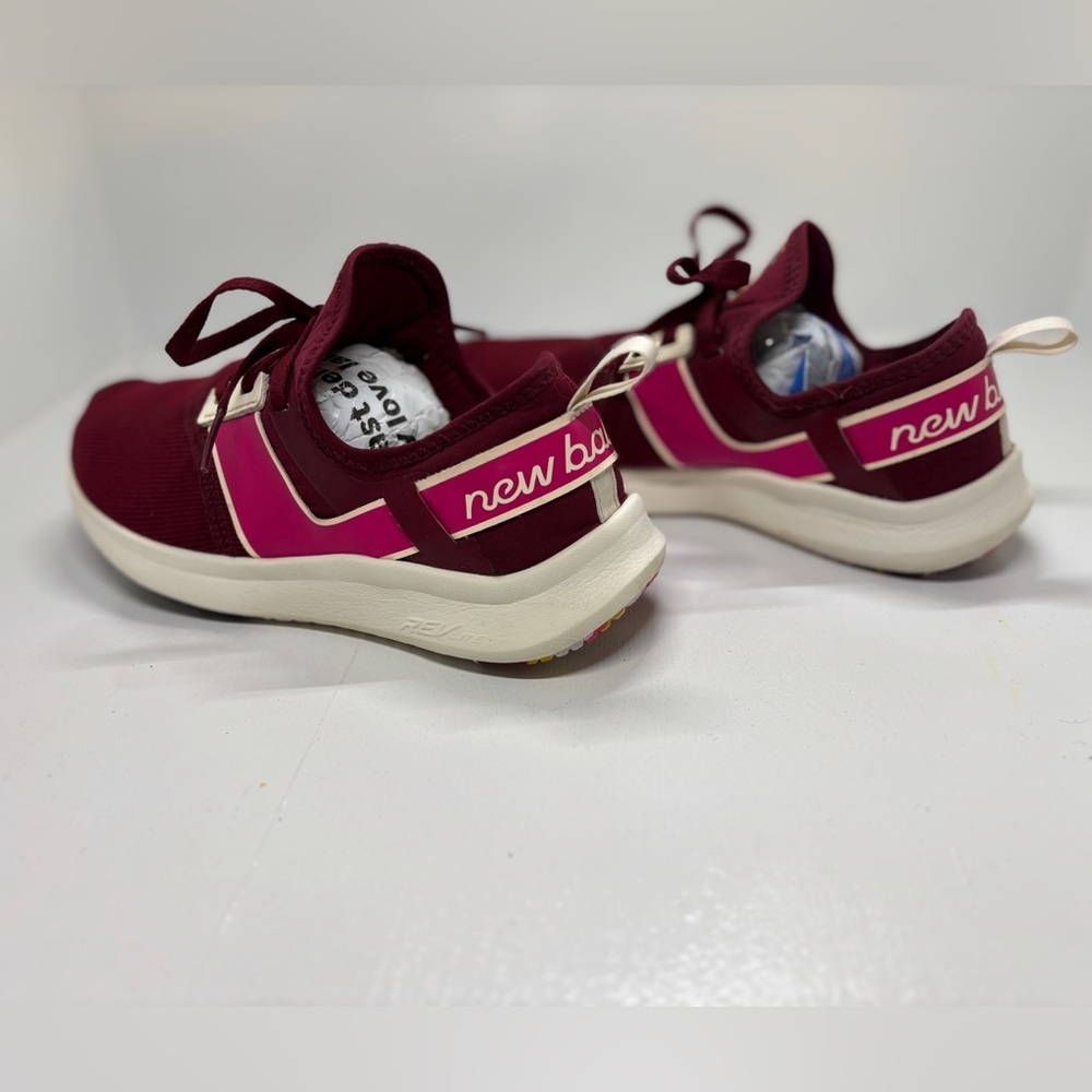 New Balance Nergize Sport Women’s 7.5 Burgundy FuelCore Slip-On Sneakers Lightwe - Picture 5 of 12